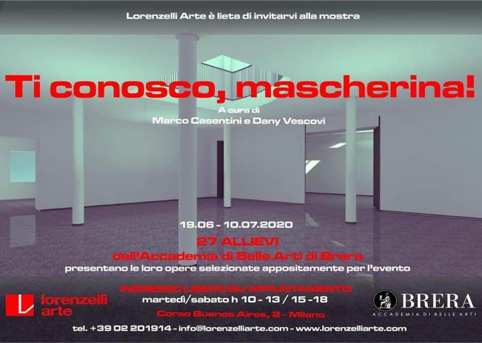 ti conosco mascherina - Lorenzelli Milano - Leonardo Gambini 2020
